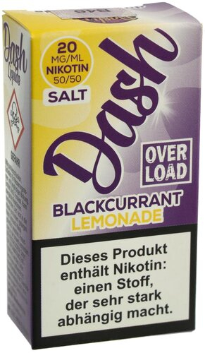 Dash Overload Blackcurrant Lemonade Nikotinsalz Liquid 20mg