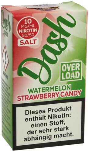 Dash Overload Watermelon Strawberry Candy Nikotinsalz Liquid 10mg