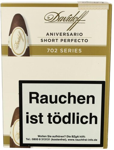 Davidoff Aniversario 702 Serie Zigarren Short Perfecto 4Stk.