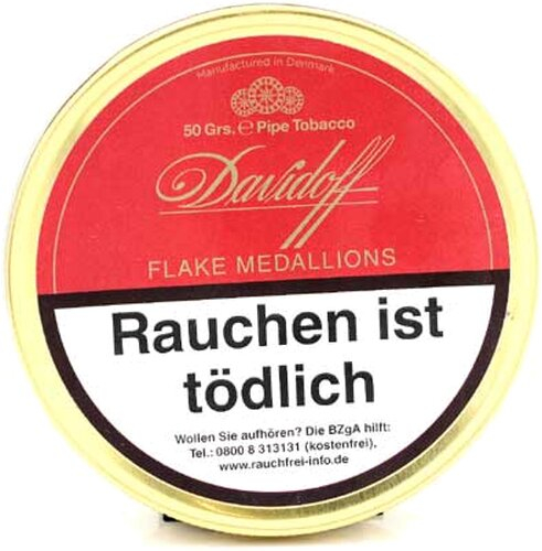 Davidoff Flake Medallions 50g Pfeifentabak Davidoff Flake Medallions 50g Pfeifentabak