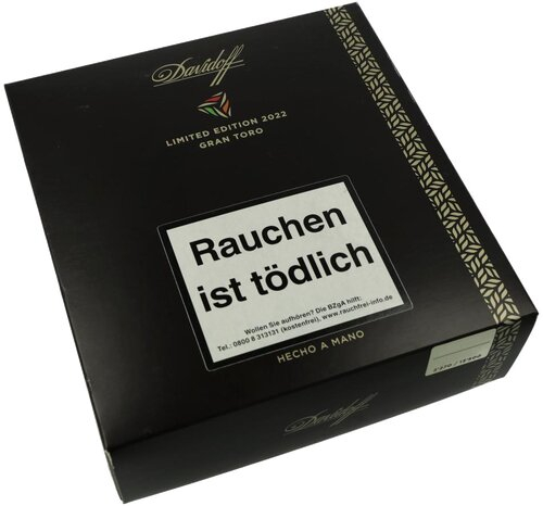 Davidoff Limited Edition 2022 Zigarren Gran Toro 12Stk. Davidoff Limited Edition 2022 Zigarren Gran Toro 12Stk.