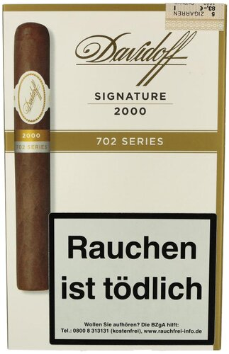 Davidoff Signature 2000 702 Series Zigarren Corona 5Stk. Davidoff Signature 2000 702 Series Zigarren Corona 5Stk.