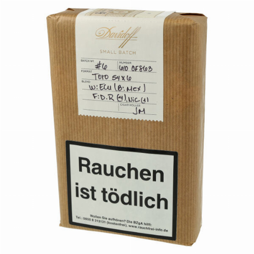 Davidoff Small Batch No.6 Toro Zigarren 10Stk. Davidoff Small Batch No.6 Toro Zigarren 10Stk.