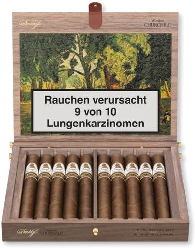 Davidoff Winston Churchill Zigarren Limited Edition 2025 10 Stk. (1308 / 18000) Davidoff Winston Churchill Zigarren Limited Edition 2025 10 Stk. (1308 / 18000)
