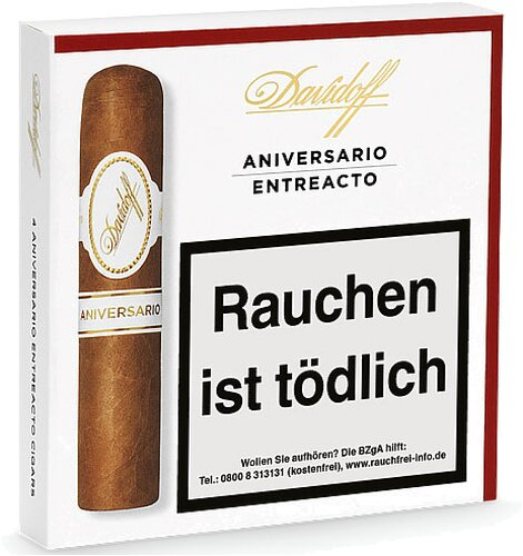 Davidoff Zigarren Aniversario Entreacto 4Stk. Davidoff Zigarren Aniversario Entreacto 4Stk.