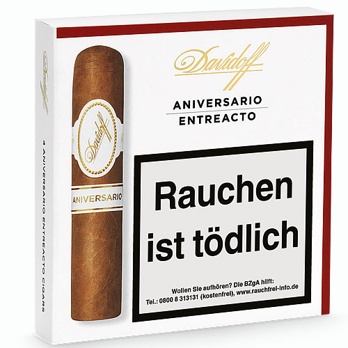 Davidoff Zigarren Aniversario Entreacto 4Stk. Davidoff Zigarren Aniversario Entreacto 4Stk.