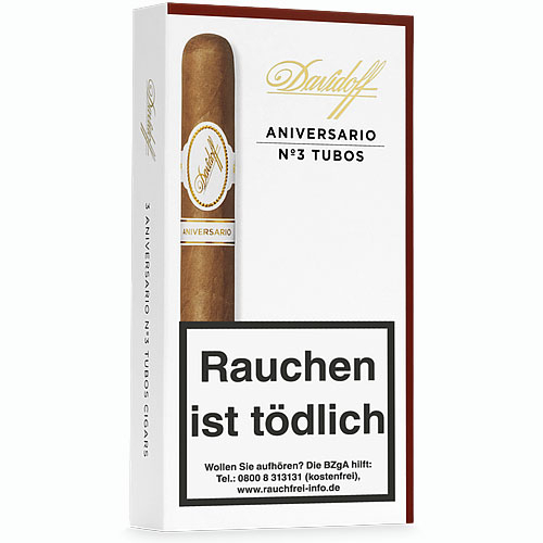 Davidoff Zigarren No.3 Aniversario 3 Stück Davidoff Zigarren No.3 Aniversario 3 Stück