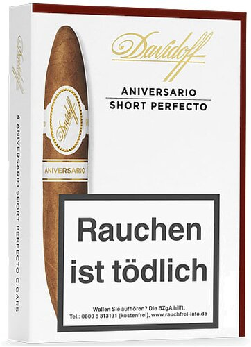 Davidoff Zigarren Aniversario Short Perfecto 4Stk. Davidoff Zigarren Aniversario Short Perfecto 4Stk.