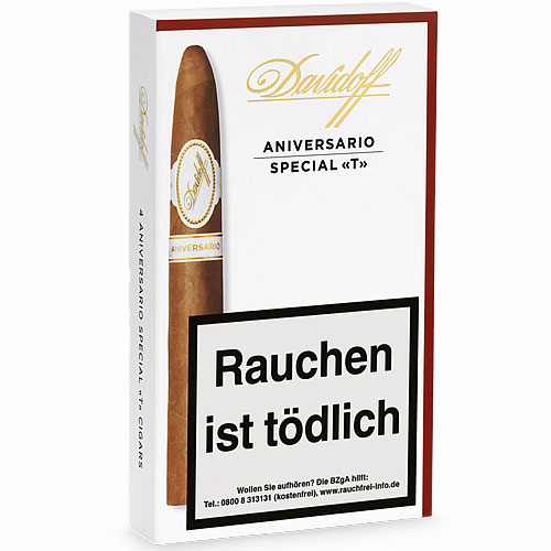 Davidoff Zigarren Aniversario Special „T“ 4Stk. Davidoff Zigarren Aniversario Special „T“ 4Stk.