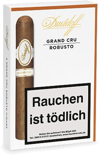 Davidoff Zigarren Grand Cru Robusto 4Stk. Davidoff Zigarren Grand Cru Robusto 4Stk.