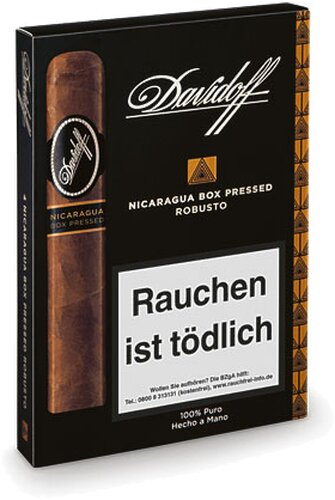 Davidoff Zigarren Nicaragua Box Pressed Robusto 4Stk.