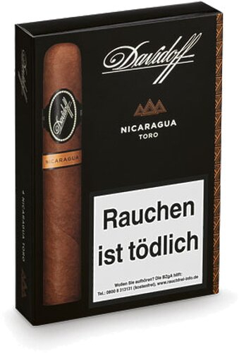 Davidoff Zigarren Nicaragua Toro 4Stk.