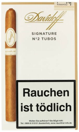 Davidoff Zigarren Signature No. 2 Tubos 4Stk. Davidoff Zigarren Signature No. 2 Tubos 4Stk.
