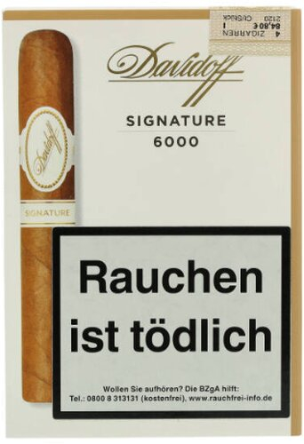Davidoff Zigarren Signature No. 6000 4Stk. Davidoff Zigarren Signature No. 6000 4Stk.