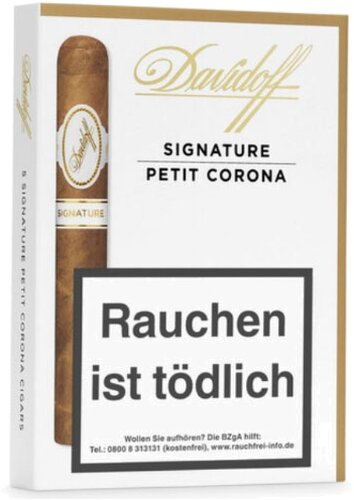 Davidoff Zigarren Signature Petit Corona 5Stk. Davidoff Zigarren Signature Petit Corona 5Stk.