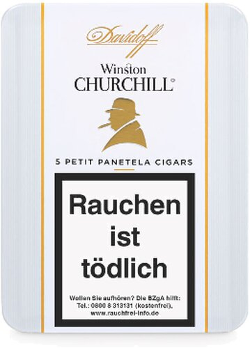 Davidoff Zigarren Winston Churchill Petit Panetela 5Stk. Davidoff Zigarren Winston Churchill Petit Panetela 5Stk.