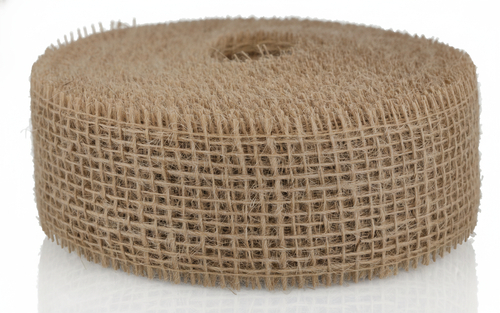Dekoband Jute 50mm natur ohne Draht