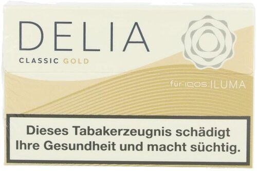 Delia Classic Gold Tabaksticks 1x20Stk. für IQOS Iluma