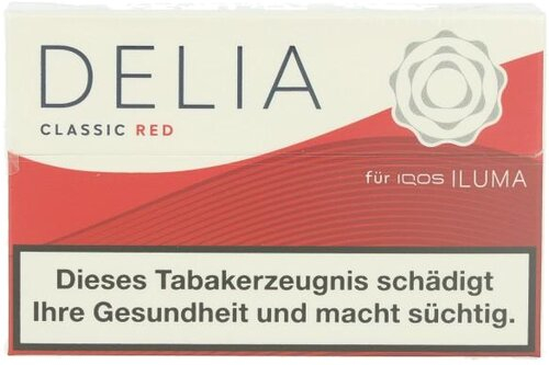 Delia Classic Red Tabaksticks 1x20Stk. für IQOS Iluma