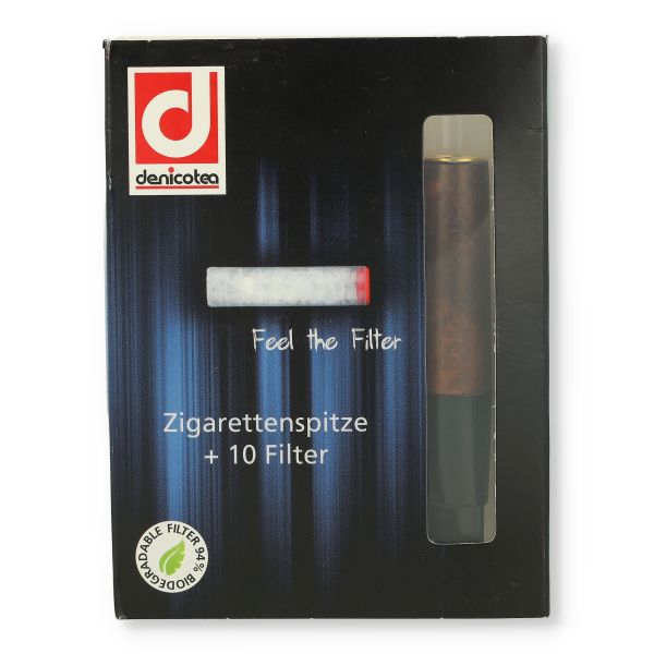 Denicotea Zigarettenspitze Bruyere Sattelmundstück Denicotea Zigarettenspitze Bruyere Sattelmundstück