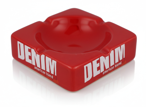 Denim Aschenbecher Rot 