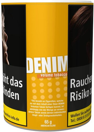 Denim Tabak 65g Dose Volumentabak Denim Tabak 65g Dose Volumentabak