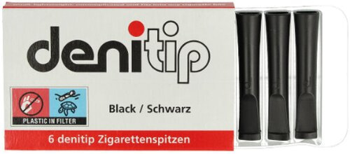 Denitip Zigarettenspitze Filterspitze Schwarz Denitip Zigarettenspitze Filterspitze Schwarz