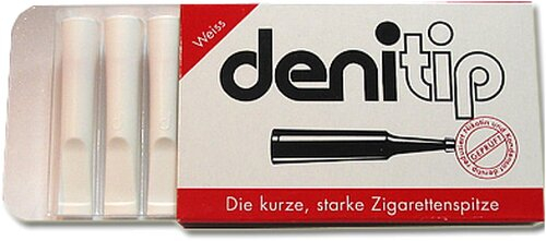 Denitip Zigarettenspitze Filterspitze Weiß Denitip Zigarettenspitze Filterspitze Weiß