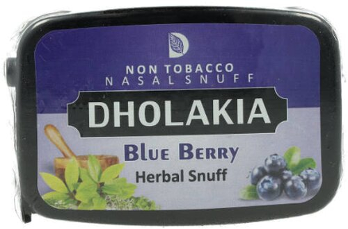 Dholakia Blue Berry Schnupftabak 9g Dose Dholakia Blue Berry Schnupftabak 9g Dose