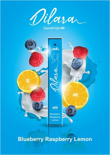 Dilara 400 Einweg E-Zigarette Blueberry Raspberry Lemon 20mg Dilara 400 Einweg E-Zigarette Blueberry Raspberry Lemon 20mg