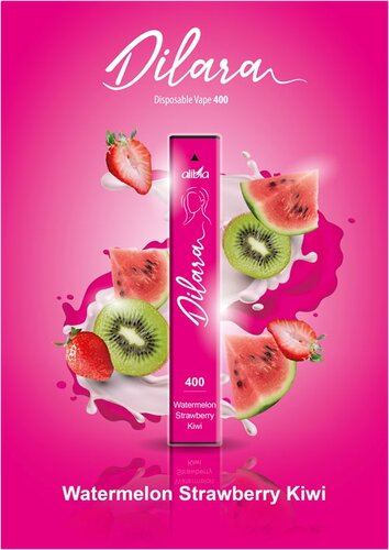Dilara 400 Einweg E-Zigarette Watermelon Strawberry Kiwi 20mg