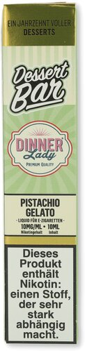 Dinner Lady Dessert Bar Pistachio Gelato Liquid 10mg Dinner Lady Dessert Bar Pistachio Gelato Liquid 10mg