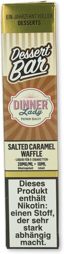 Dinner Lady Dessert Bar Salted Caramel Waffel Liquid20mg Dinner Lady Dessert Bar Salted Caramel Waffel Liquid20mg
