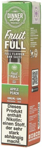 Dinner Lady Fruit Full Apple Peach 10mg 10ml