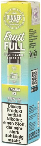 Dinner Lady Fruit Full Banana Ice 10mg 10ml Dinner Lady Fruit Full Banana Ice 10mg 10ml