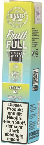 Dinner Lady Fruit Full Banana Ice 20mg 10ml