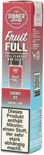 Dinner Lady Fruit Full Cherry Ice 10mg 10ml
