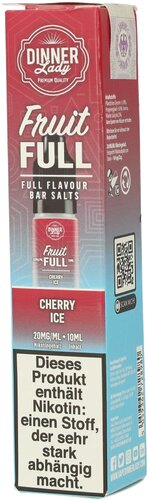 Dinner Lady Fruit Full Cherry Ice 20mg 10ml Dinner Lady Fruit Full Cherry Ice 20mg 10ml