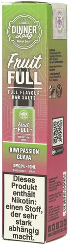 Dinner Lady Fruit Full Kiwi Passion Guava 10mg 10ml