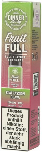 Dinner Lady Fruit Full Kiwi Passion Guava 20mg 10ml