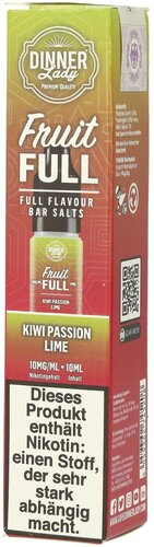 Dinner Lady Fruit Full Kiwi Passion Lime 10mg 10ml
