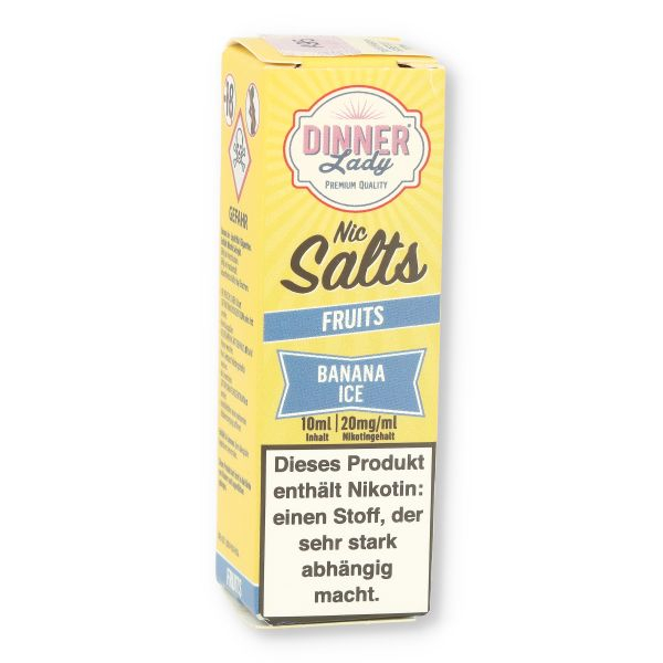 Dinner Lady Liquid Banana Ice Nic Salt 10ml 20mg Dinner Lady Liquid Banana Ice Nic Salt 10ml 20mg