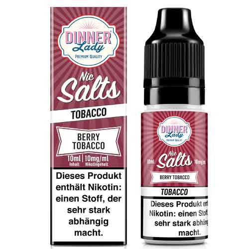 Dinner Lady Liquid Berry Tobacco Nic Salt 10ml 10mg Dinner Lady Liquid Berry Tobacco Nic Salt 10ml 10mg