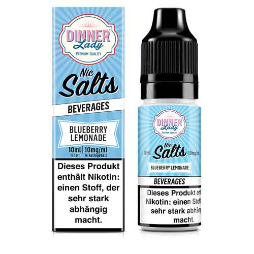 Dinner Lady Liquid Beverages Blueberry Lemonade Nic Salt 10ml 10mg Dinner Lady Liquid Beverages Blueberry Lemonade Nic Salt 10ml 10mg