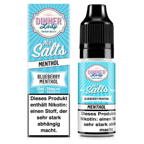 Dinner Lady Liquid Fruits Blueberry Menthol Nic Salts 10ml 20mg Dinner Lady Liquid Fruits Blueberry Menthol Nic Salts 10ml 20mg