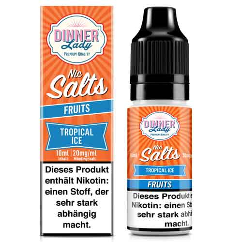 Dinner Lady Liquid Fruits Tropical Ice Nic Salt 10ml 10mg Dinner Lady Liquid Fruits Tropical Ice Nic Salt 10ml 10mg