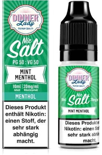 Dinner Lady Liquid Mint Menthol Nic Salt 10ml 20mg Dinner Lady Liquid Mint Menthol Nic Salt 10ml 20mg