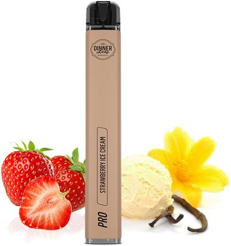 Dinner Lady Vape Pen Pro Strawberry Ice Cream Einweg E-Zigarette 20mg Dinner Lady Vape Pen Pro Strawberry Ice Cream Einweg E-Zigarette 20mg