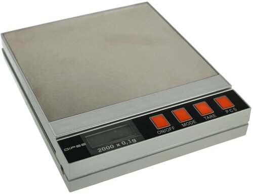 DIPSE digital Waage 2000 Schwarz 2000 x 0,1g