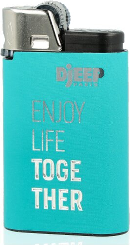 Djeep Paris Feuerzeug Spice Up Türkis ENJOY LIFE TOGETHER Djeep Paris Feuerzeug Spice Up Türkis ENJOY LIFE TOGETHER